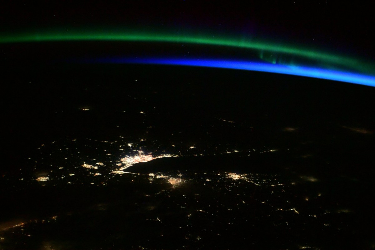 Au dessus des chutes du Niagara