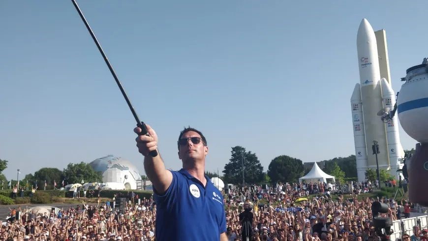 Thomas Pesquet retrouve son public