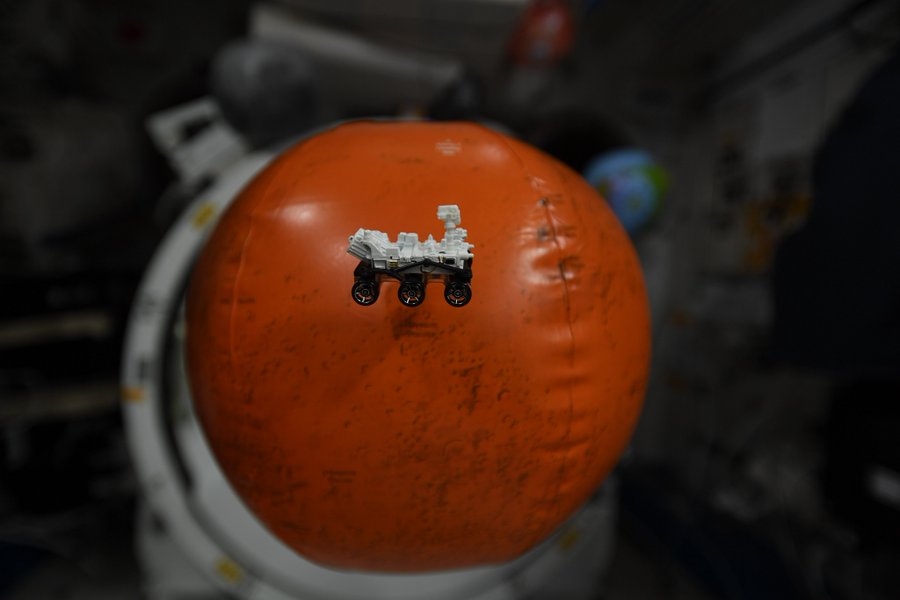 L’ISS fête Curiosity